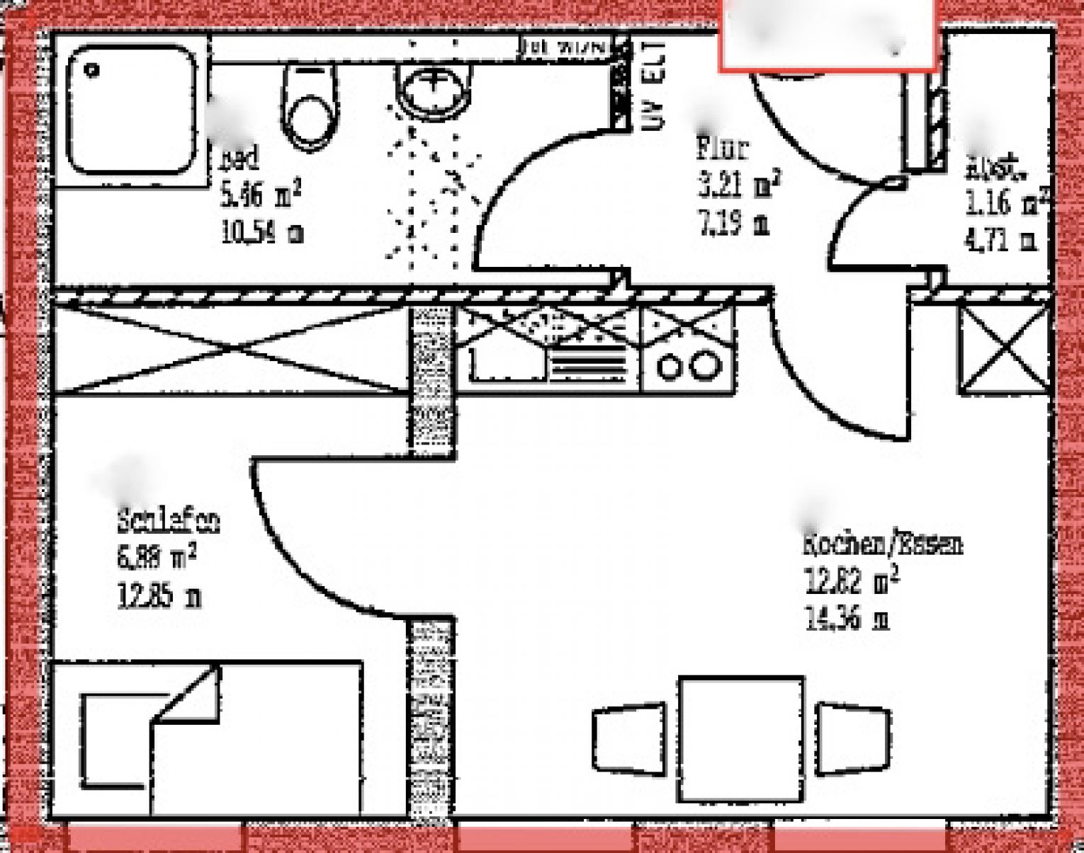 2-Raum Wohnung • Chemnitztalradweg • Schloßchemnitz • Fahrstuhl • Single-Wohnung • jetzt mieten