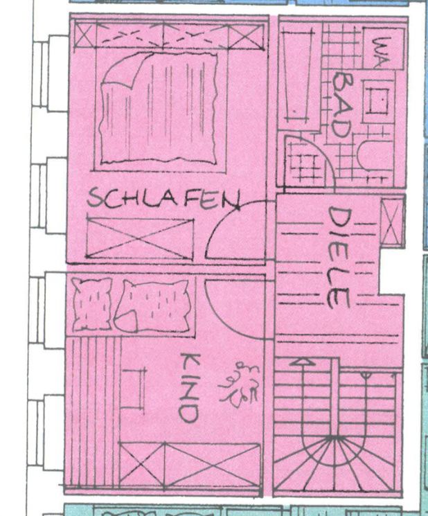 Maisonette • 3-Raum Wohnung • Einbauküche • Kaßberg • in Chemnitz • jetzt mieten