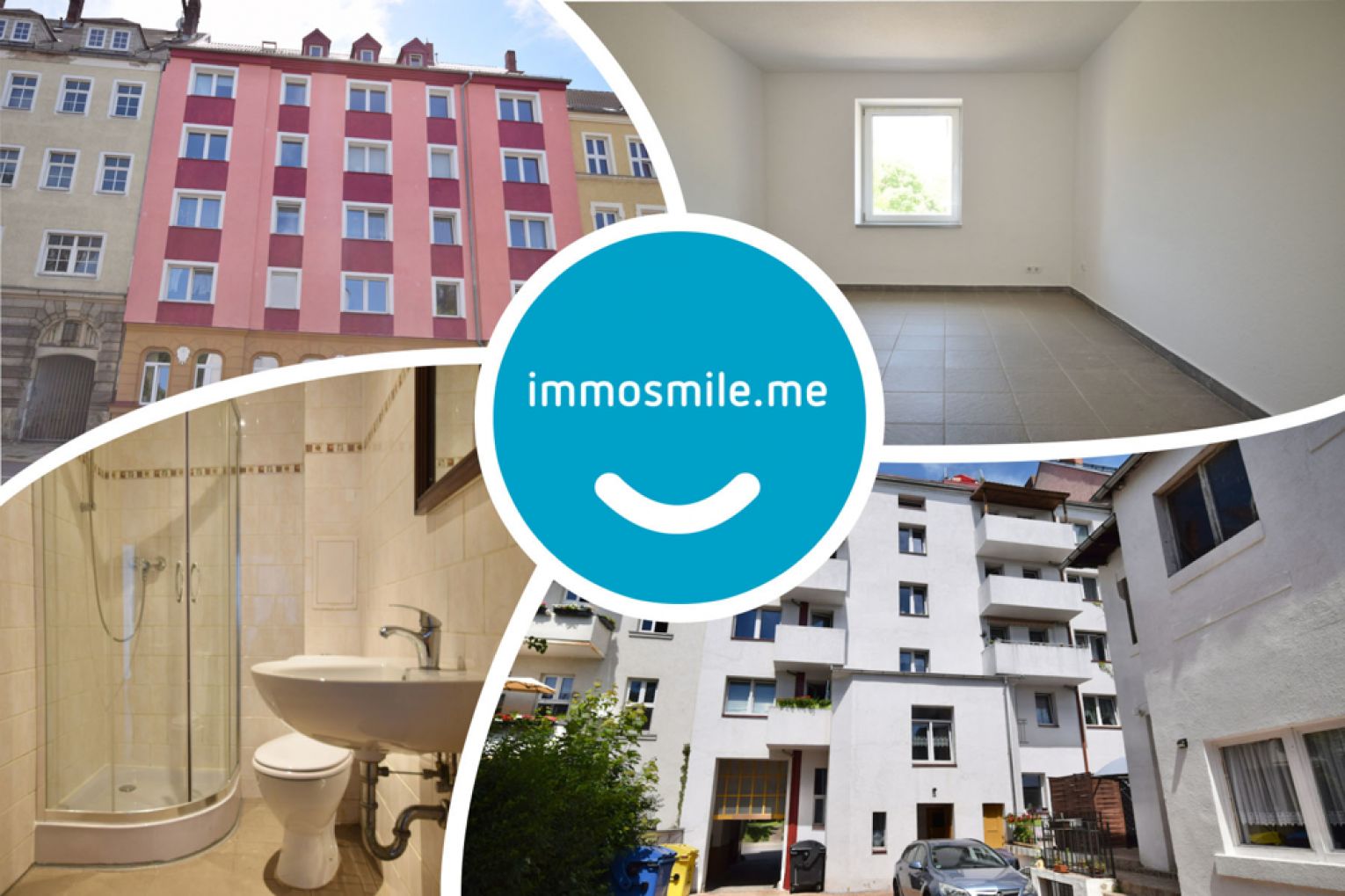 2-Raum Apartment • Fussbodenheizung • Bad mit Dusche • wärmegedämmte Fassade • schnell sein!