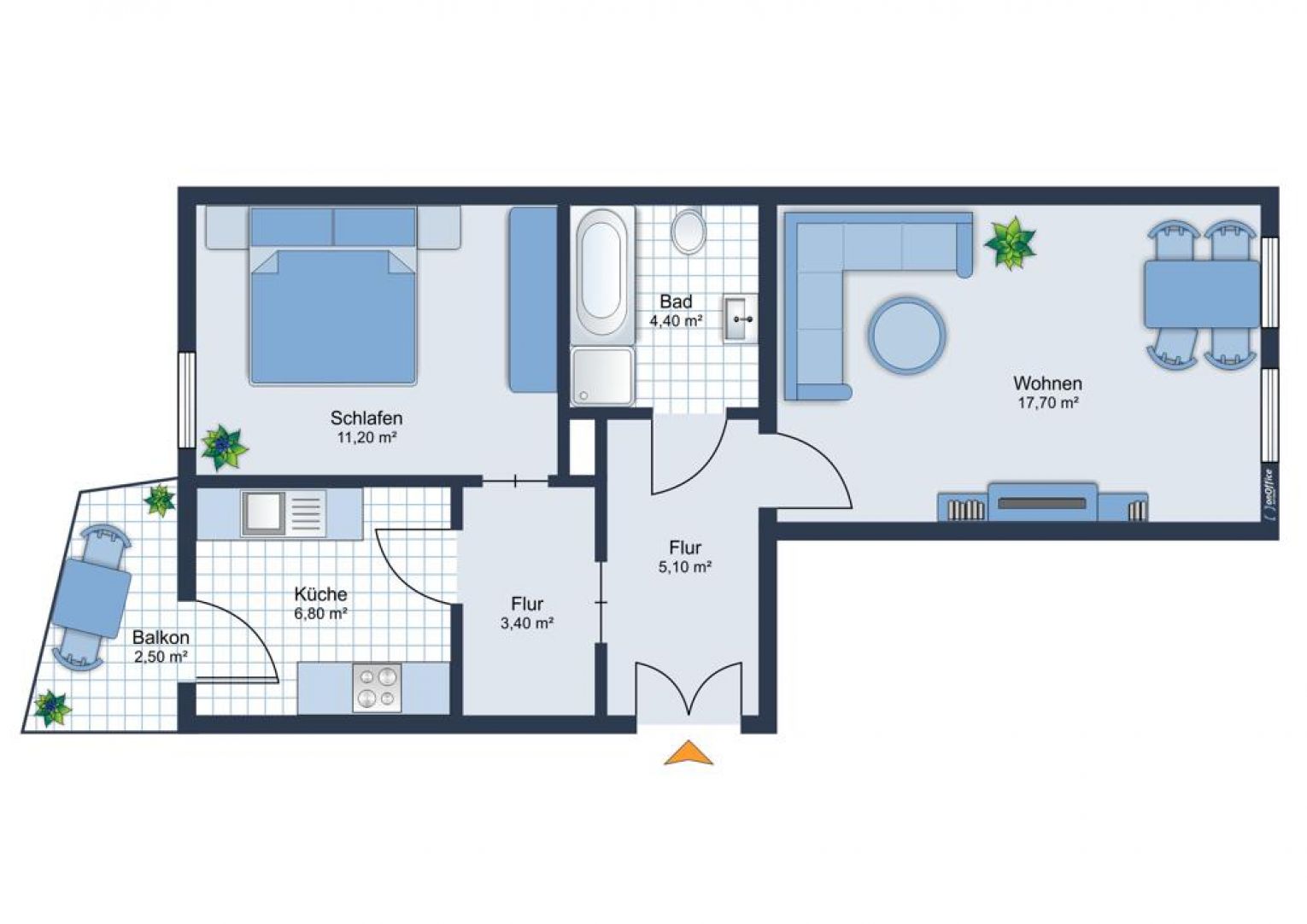 in Chemnitz • mit Küche • Stellplatz • 2-Raum • Wohnung • zur Miete • bald wieder frei!