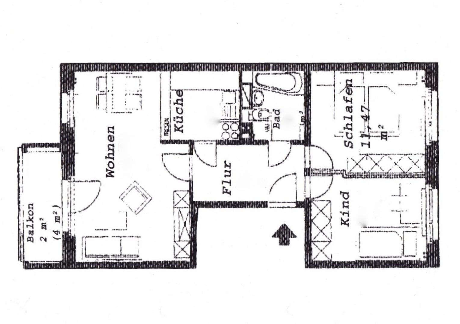 TOP • 3-Zimmer Wohnung • in Kappel • Balkon • Laminat • Komplett saniert • jetzt mieten !?