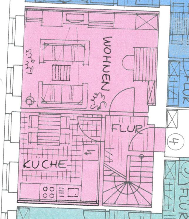 Maisonette • 3-Raum Wohnung • Einbauküche • Kaßberg • in Chemnitz • jetzt mieten