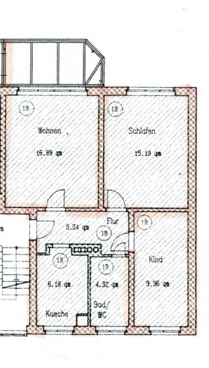 modern saniert • 3-Raum Wohnung • Balkon • Stellplatz • ruhig gelegen • Altchemnitz