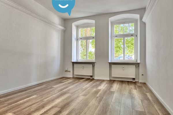 Erdgeschoss • moderner Boden • Balkon • 2-Raum Wohnung • Kaßberg • ruhige Lage • jetzt mieten