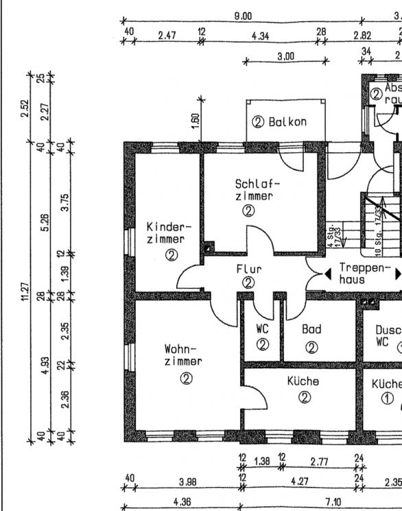 3-Raum Wohnung • in Rottluff • Balkon • zur Miete • Stellplatz • Dusche & Wanne • jetzt anrufen