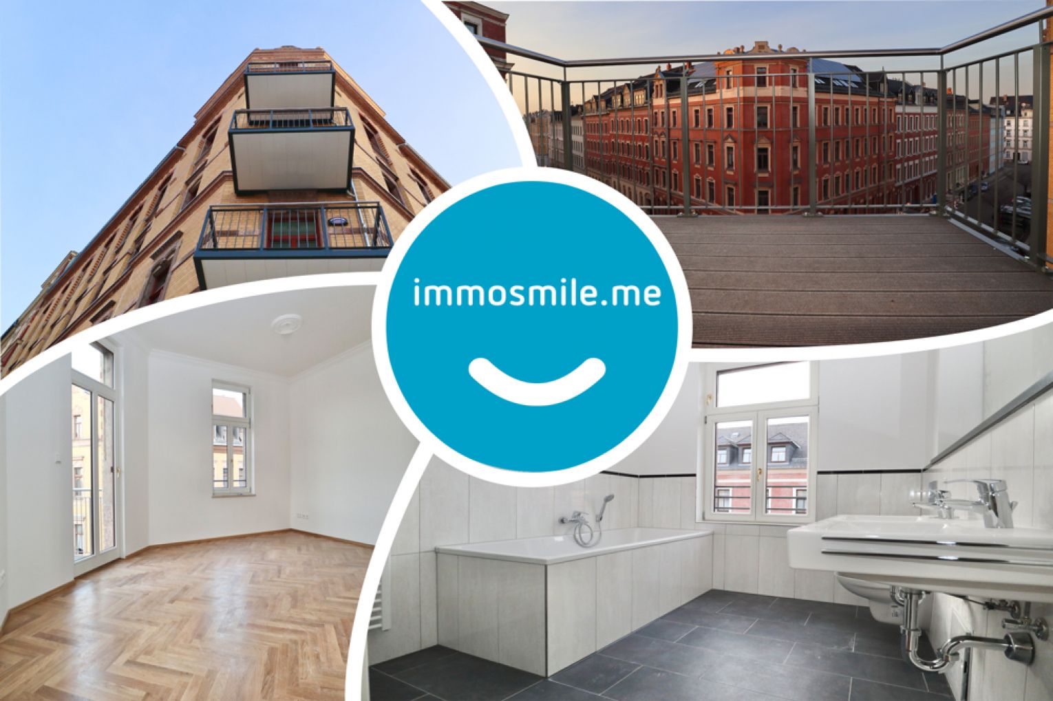 Balkon • Tageslichtbad • offene Küche • 3-Raum Wohnung in Chemnitz • Sonnenberg • jetzt mieten