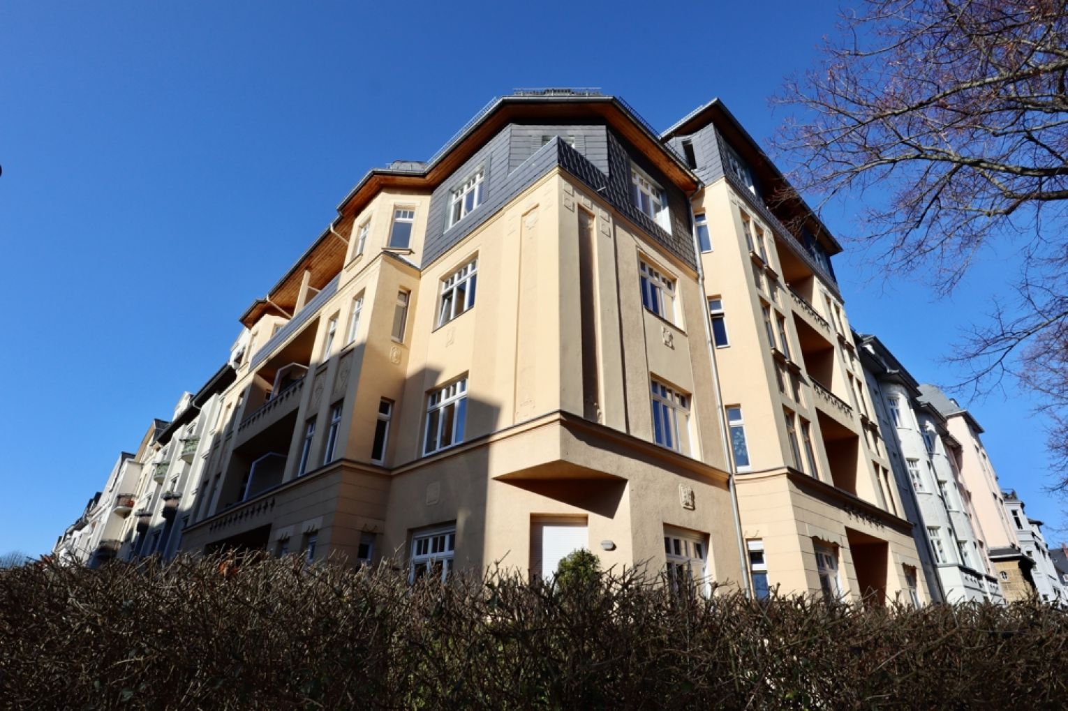 2-Raum Wohnung • Einbauküche • Kaßberg • Miete • Altbau • Südost Balkon • schnell sein lohnt sich