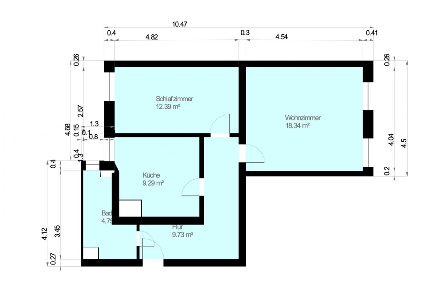 2-Raumwohnung • Schloßchemnitz • 2-Zimmer • perfekte Single-Wohnung • Einbauküche • mieten