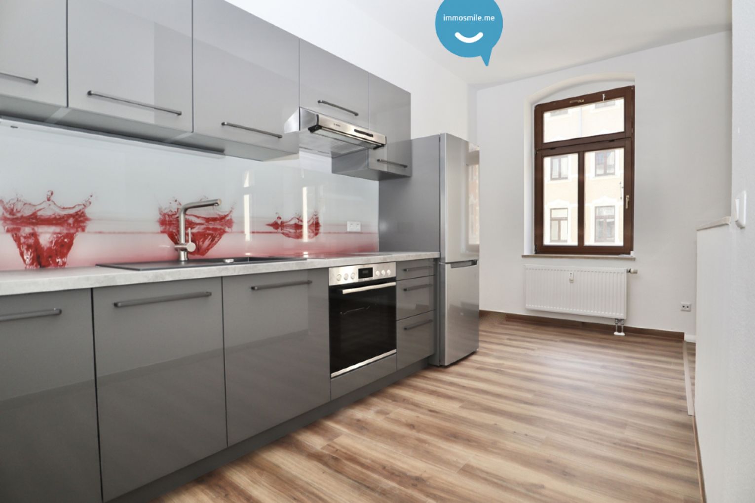 2-Zimmer Wohnung • Einbauküche • Balkon • neu saniert • modern wohnen • Kaßberg in Chemnitz