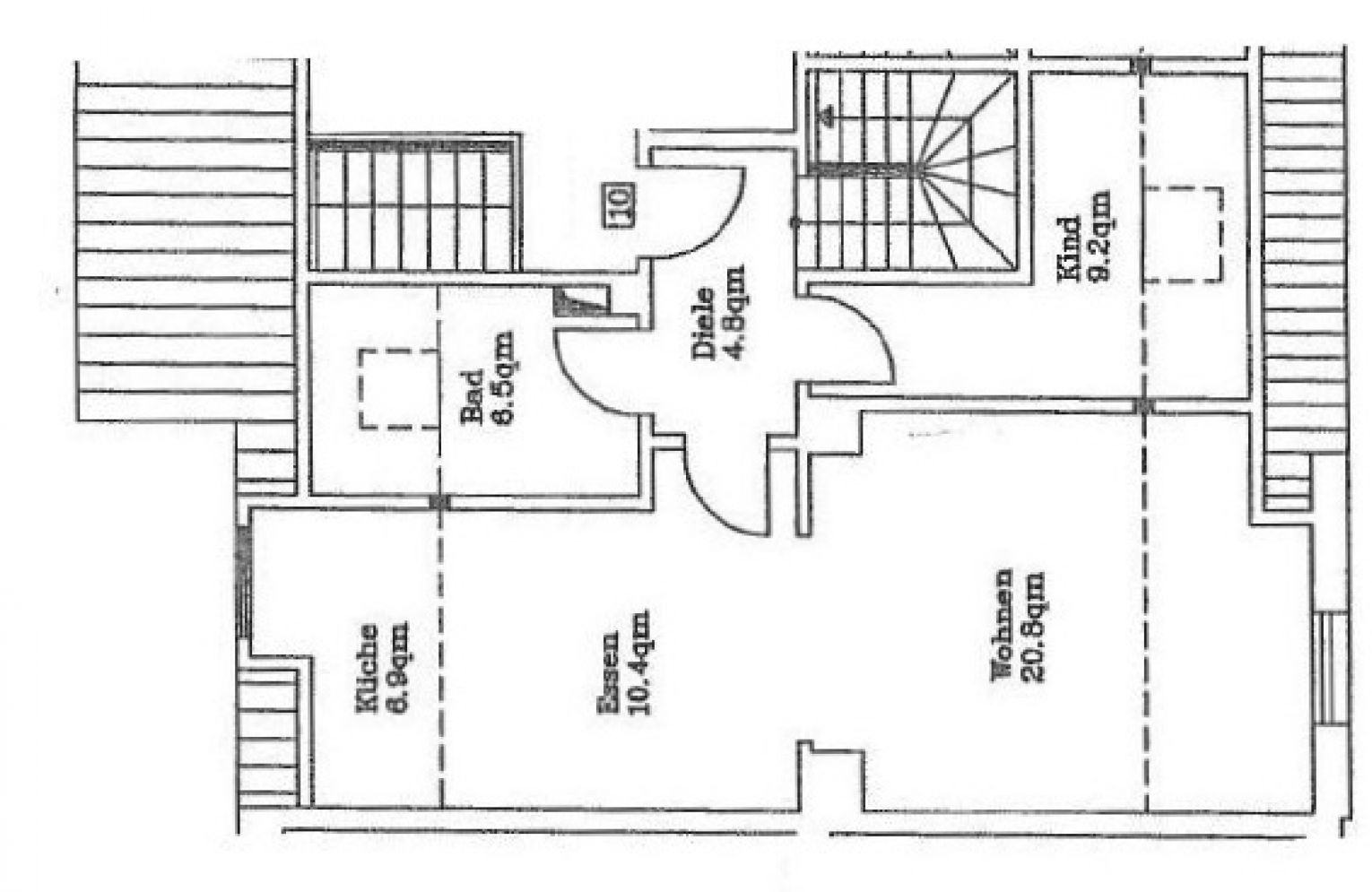 3 Zimmer • UNI-Nähe • 2 Bäder • Maisonette • neues Laminat und frisch gestrichen • bezugsfertig!