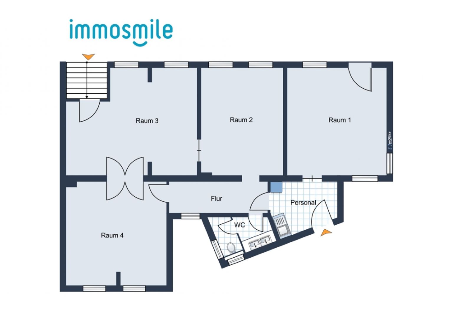 in Chemnitz • Zentrum • 110qm • Büro • Gewerbe • Business • zur Miete • 4 Zimmer • jetzt anrufen