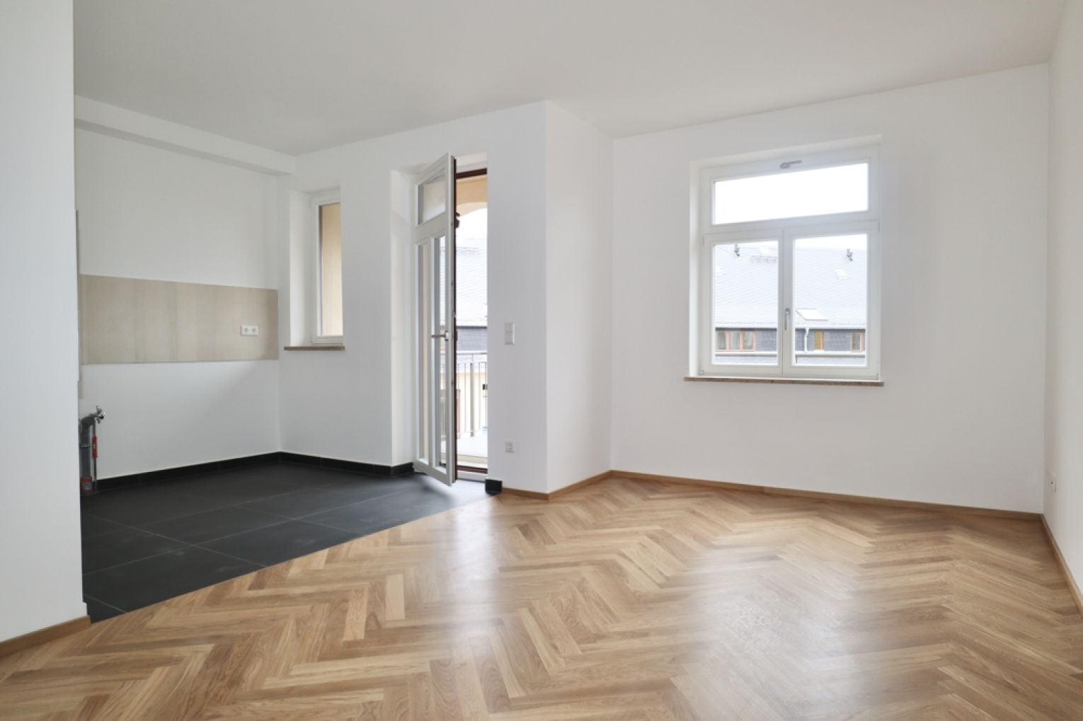 2-Raum Wohnung • Balkon • Lutherviertel • Erstbezug • Fußbodenheizung • Tageslichtbad • jetzt mieten