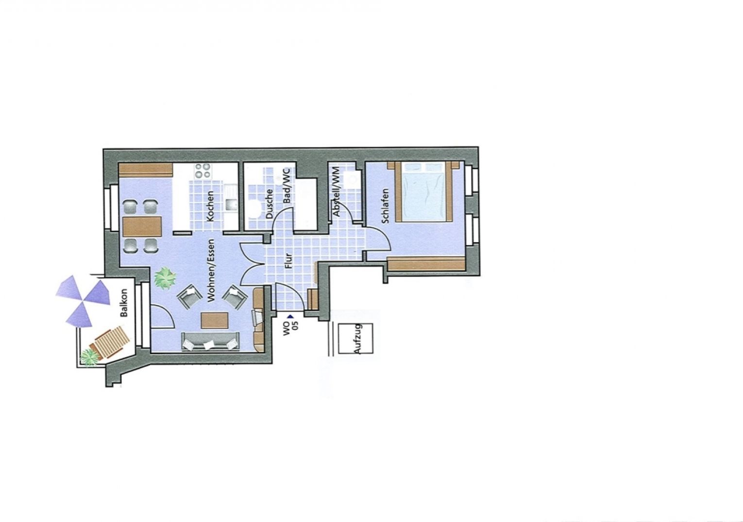 2-Raum Wohnung • Kaßberg • Sonnenbalkon • Chemnitz • Aufzug • schöner Grundriss • bald wieder frei