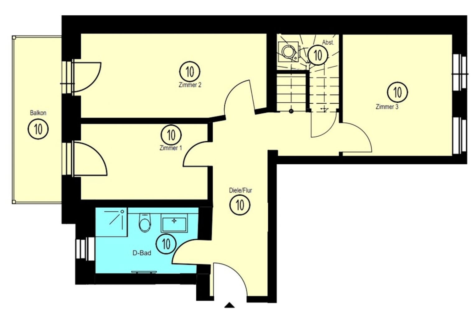 5-Zimmer • Erstbezug • Maisonette • Fußbodenheizung • Tageslichtbad • Terrasse • Balkon • Sonnenberg