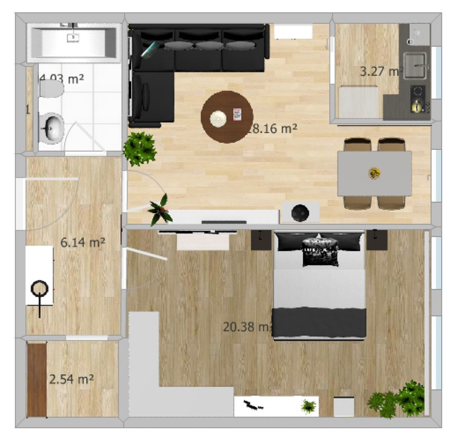 2-Raum Wohnung • Aufzug • individuell • Schloßchemnitz • Einbauküche  • bald wieder frei !