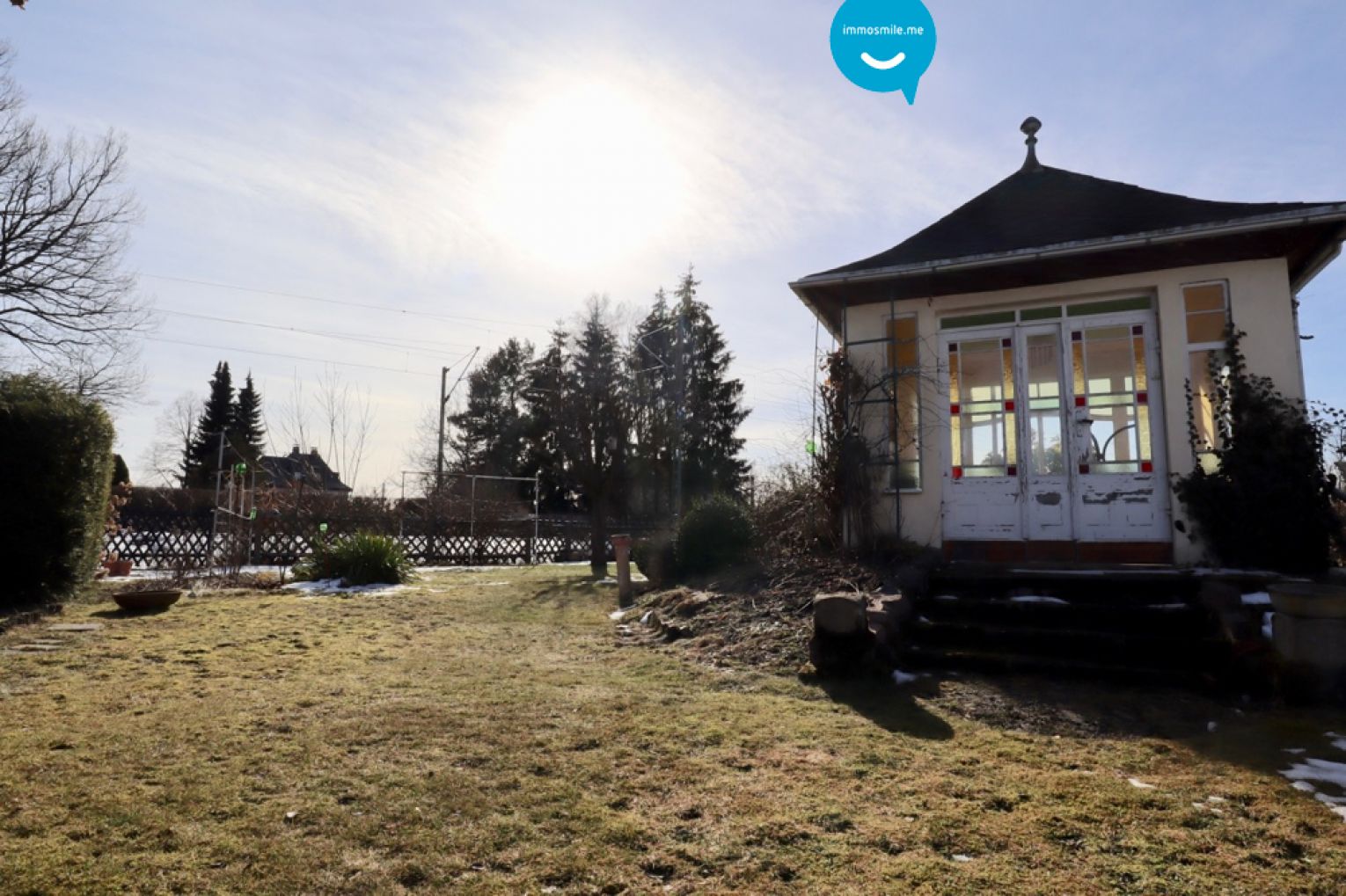 Jetzt mieten • 3 Zimmer • Küche • Bad mit Dusche • Parkett • Gartenabteil • Garage • in Reichenbrand