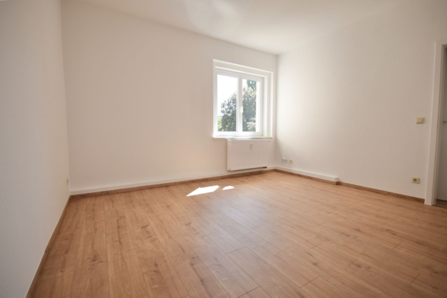 1-Raum Apartment • Laminat • Tageslichtbad mit Dusche • Stellplatz • Kaßberg • Anschauen & Mieten