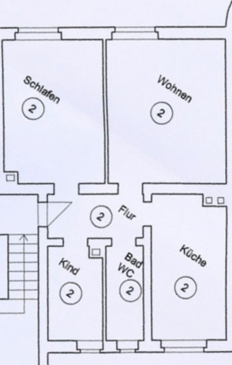 3-Raum Wohnung • Ebersdorf • Tageslichtbad • große Küche • ruhige Lage • Chemnitz • jetzt mieten