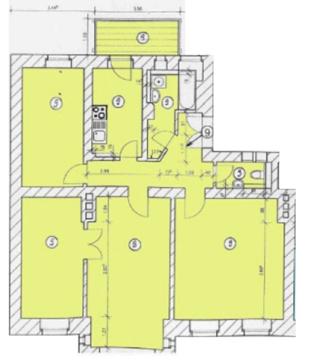 Laminat • 4 Zimmer • tolle Stuckdecken • große Portaltüren • Wohnzimmer mit Erker • jetzt ansehen?