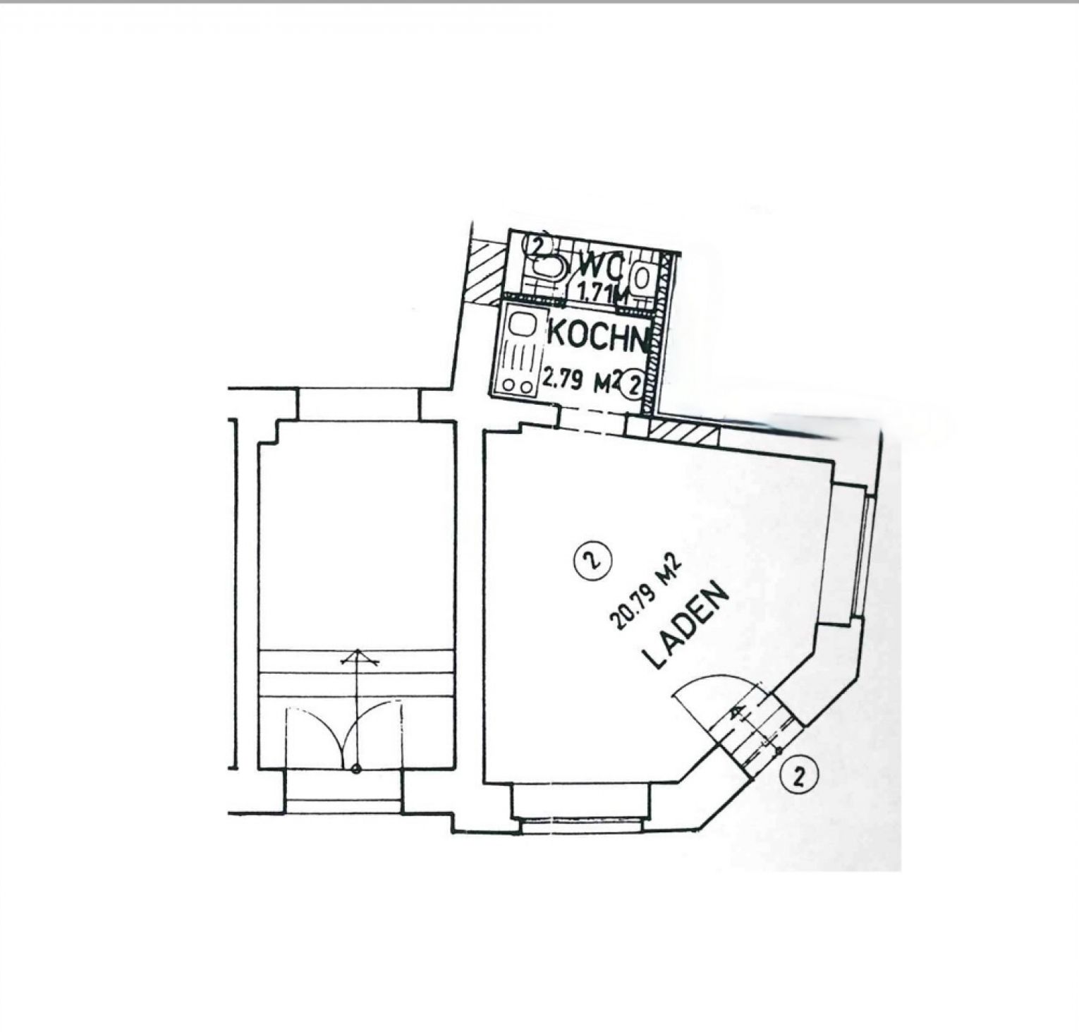 Büro • schick modern • Erdgeschoss • Pantryküche • große gute Werbemöglichkeiten  • zum Kauf