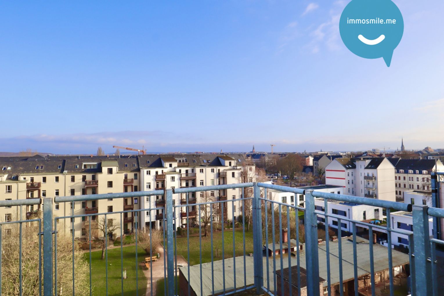 Maisonettewohnung • Dachgeschoss • 3 Zimmer • Tageslichtbad • Terrasse • Balkon • Schloßchemnitz