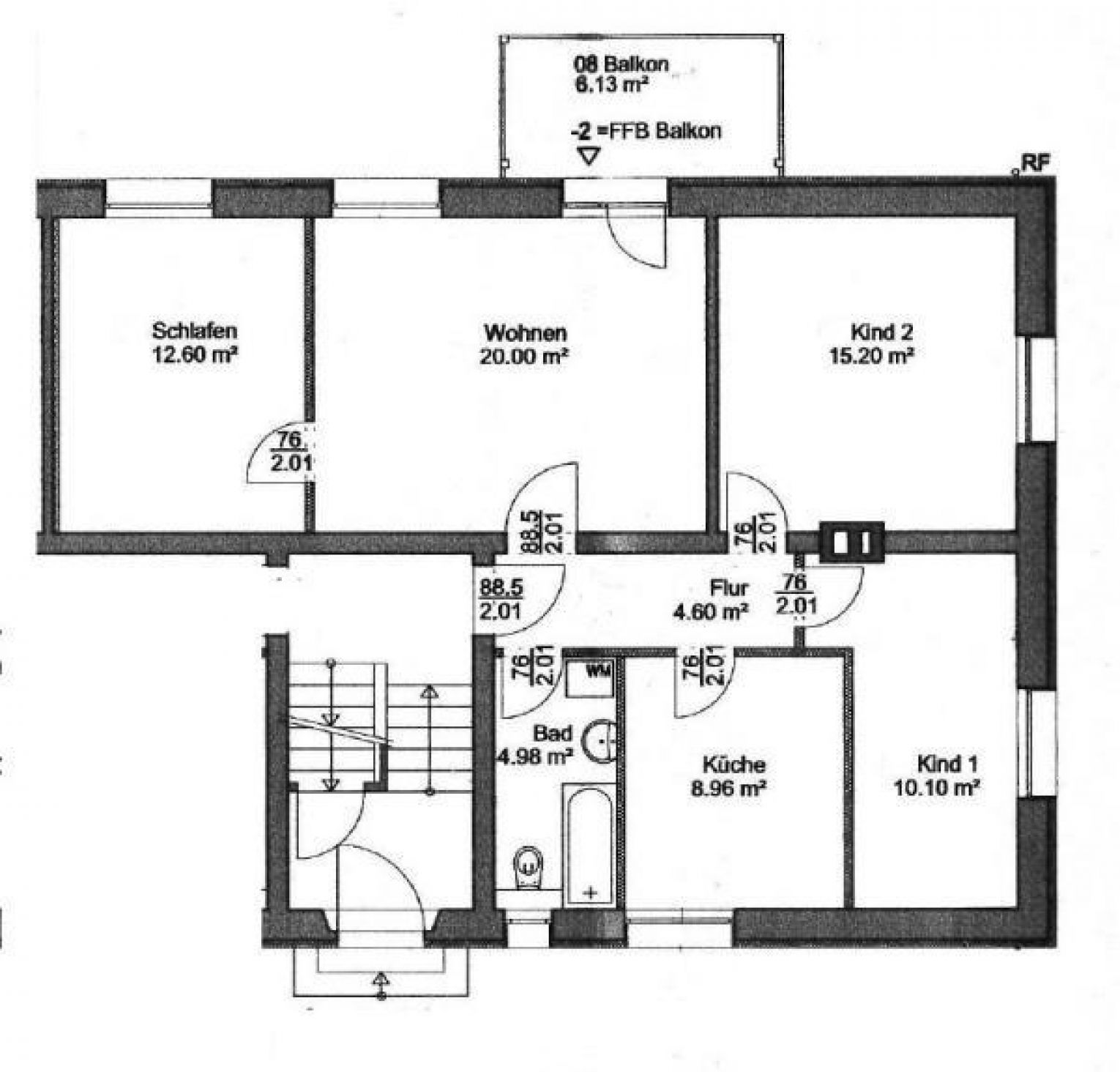 4-Raum Wohnung • Heimgarten • Hochparterre • Bad mit Wanne und  Fenster • Balkon • schnell zugreifen