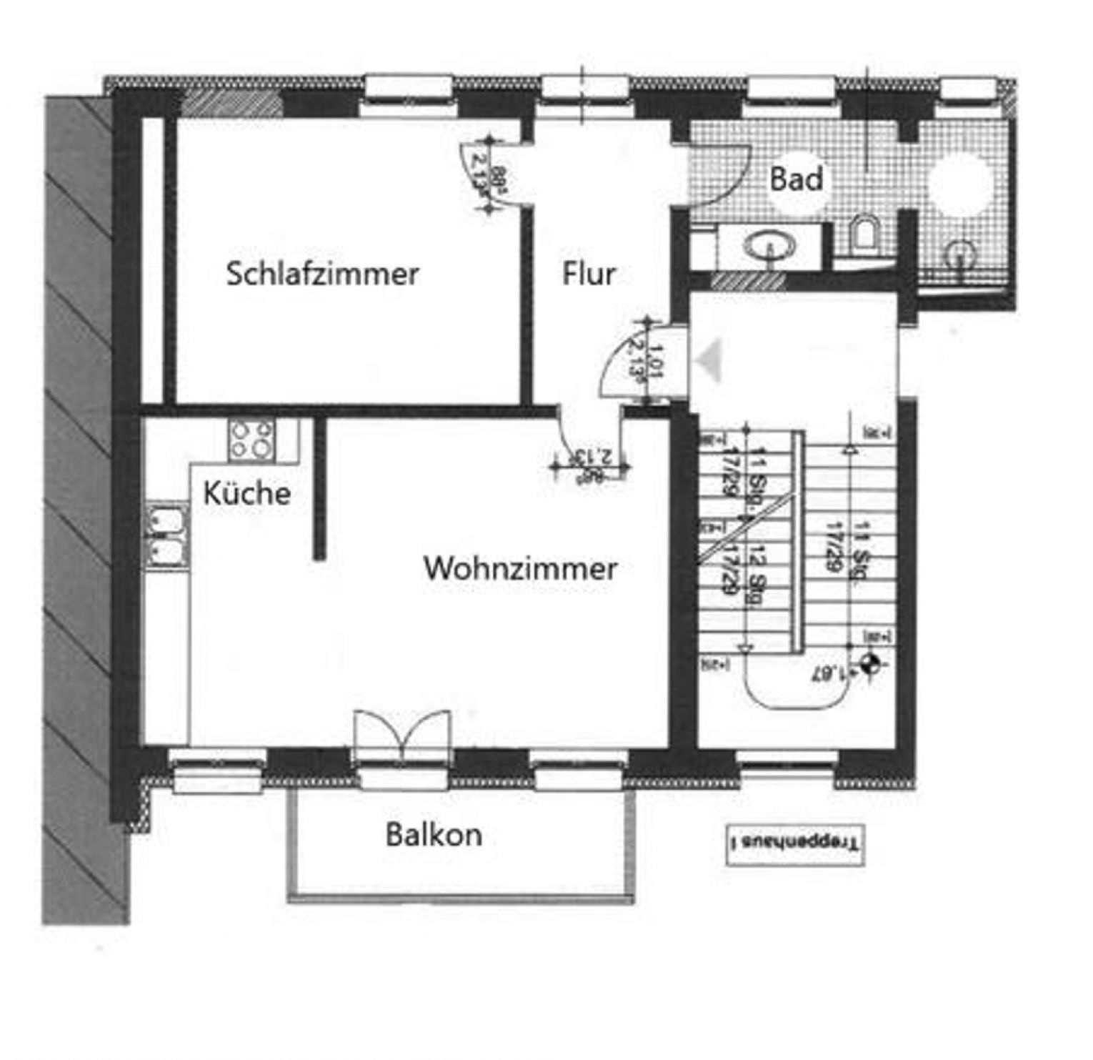 2 Raumwohnung • mit Balkon • modern • ebenerdige Dusche • Stellplatz • ruhige&zentrale Lage • MIETE