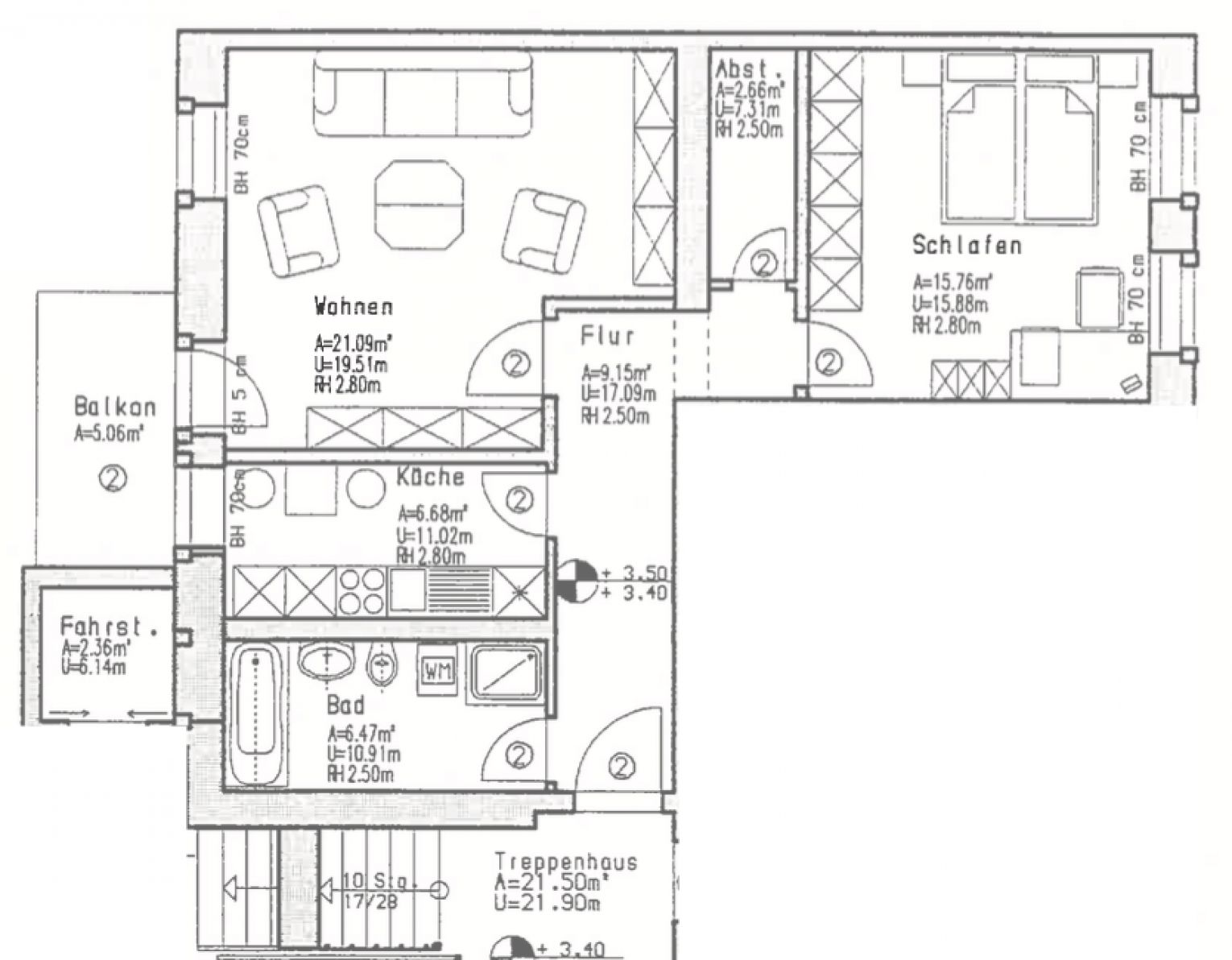 2-Raum Wohnung • Tiefgaragenstellplatz • Einbauküche • Balkon • Schloßchemnitz • bald wieder frei