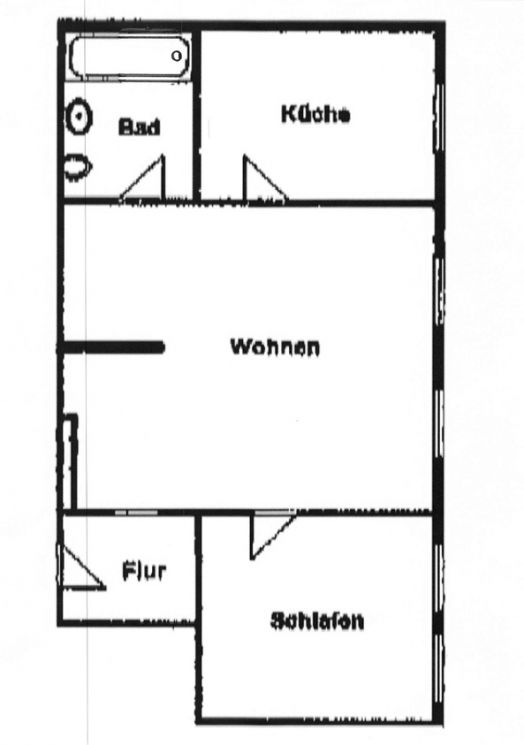 Mietwohnung • 2 Raumwohnung • Einbauküche • offenes Wohnzimmer • Schloßchemnitz • jetzt anrufen