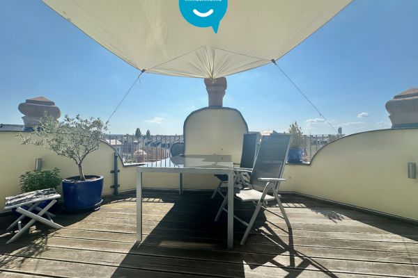 Dachterrasse • Kamin • Eckbadewanne • Dusche • 4 Zimmer • Maisonette • Schloßchemnitz • JETZT mieten