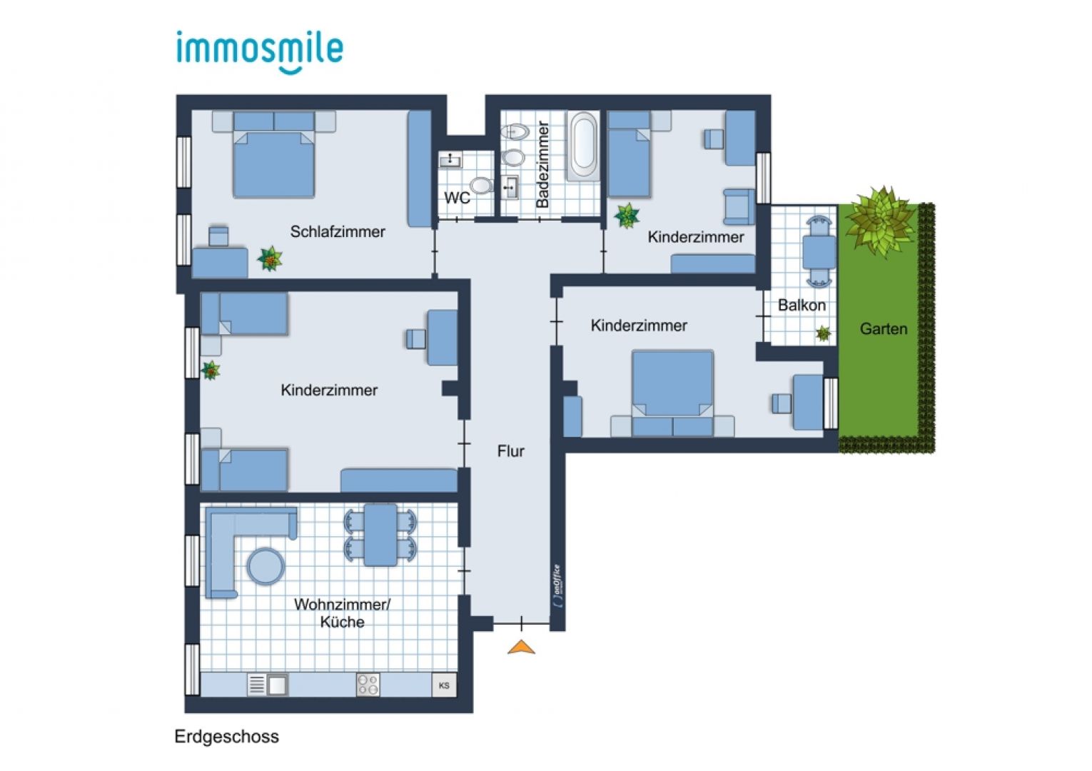 5-Raum Wohnung • Balkon • Gartenabteil • Altendorf • Stellplatz • in Chemnitz • jetzt anrufen