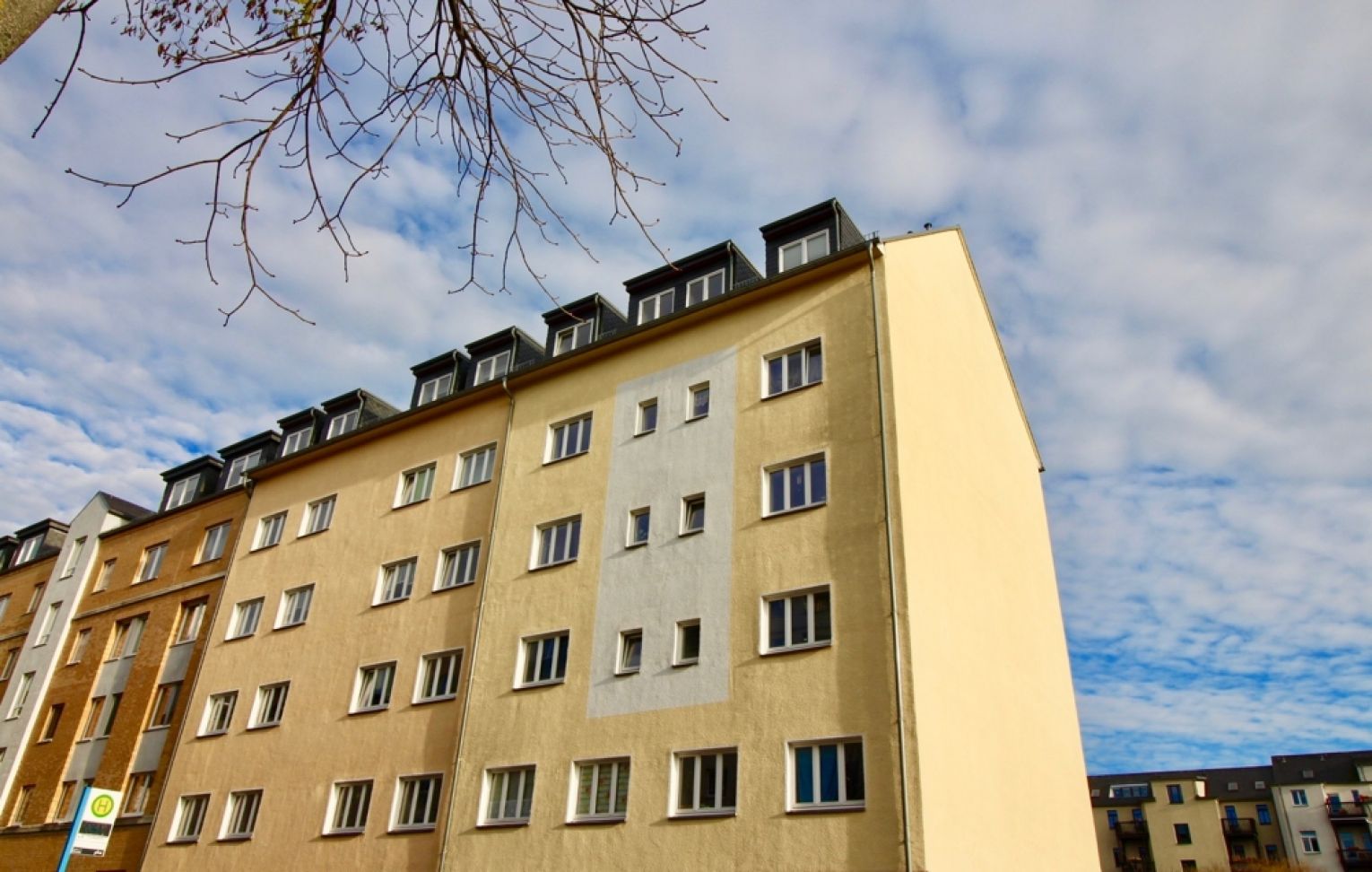 Maisonettewohnung • Dachgeschoss • 3 Zimmer • Tageslichtbad • Terrasse • Balkon • Schloßchemnitz