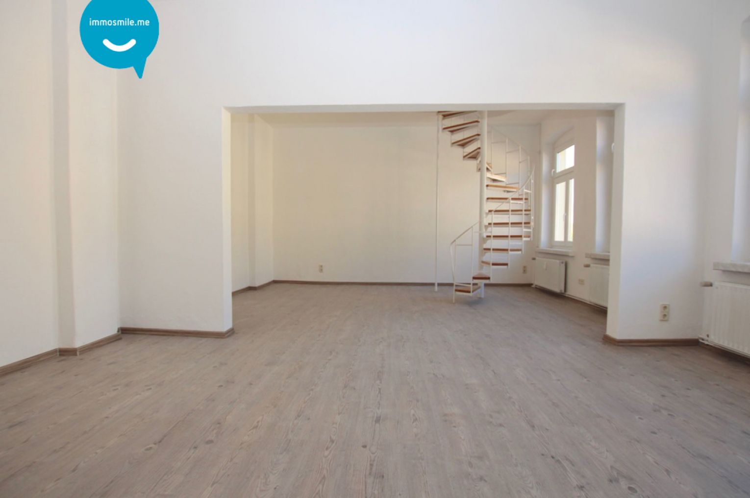 Jetzt mieten • 4-Raum-Maisonette-Wohnung • 2 Bäder • Balkon • neues Laminat • in Chemnitz