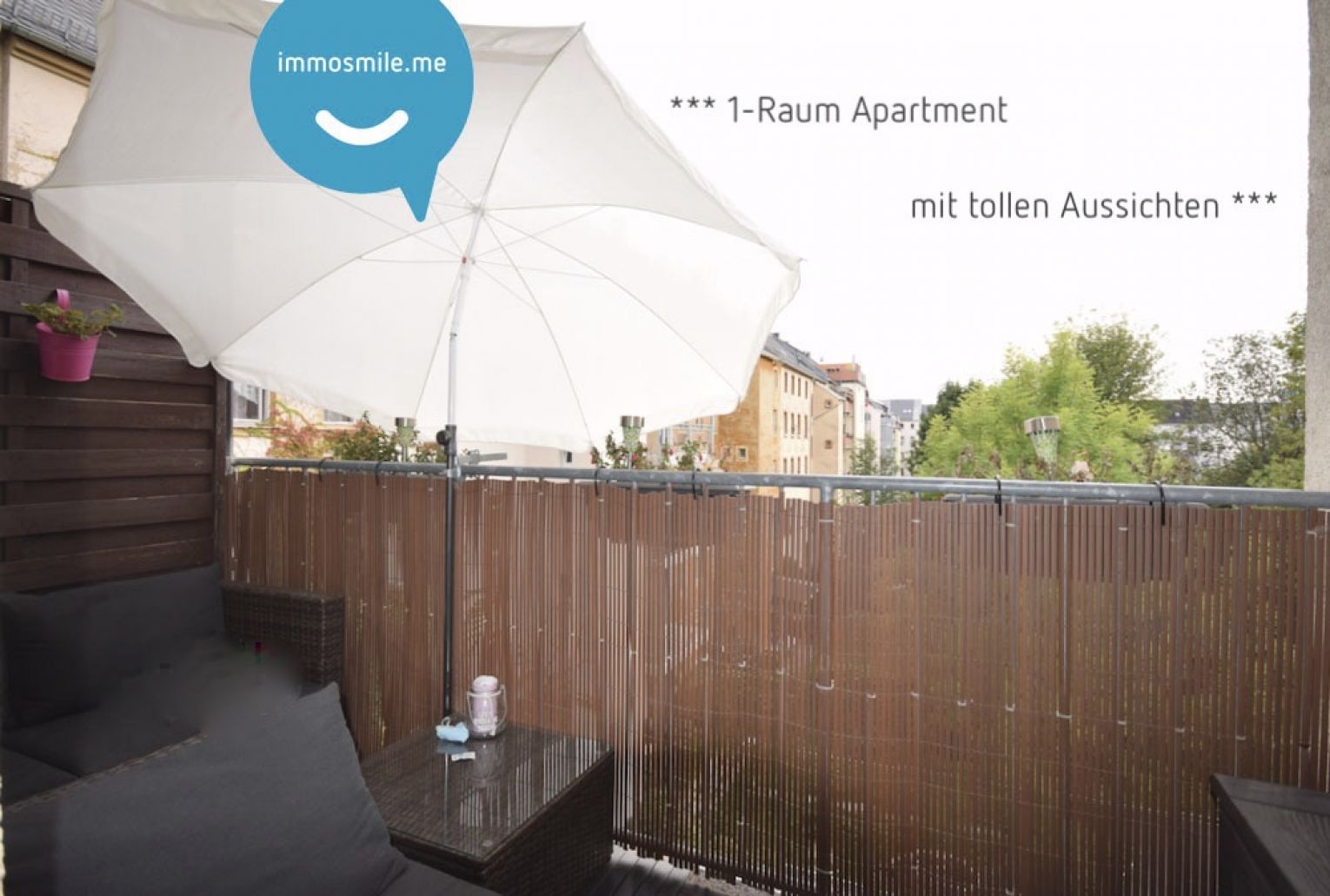 1-Zimmer Apartment • Tageslichtbad mit Wanne • Nah beim BRÜHL-BOULEVARD • Dachgeschoss • Einbauküche