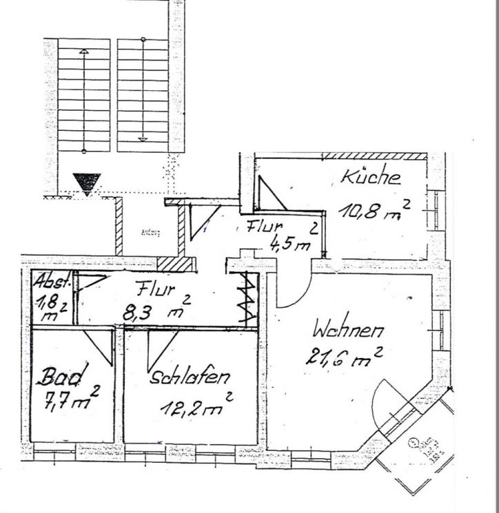 2-Raum Wohnung • Wanne&Dusche • Schloßchemnitz • Fahrstuhl • Single-Wohnung • Balkon • jetzt mieten