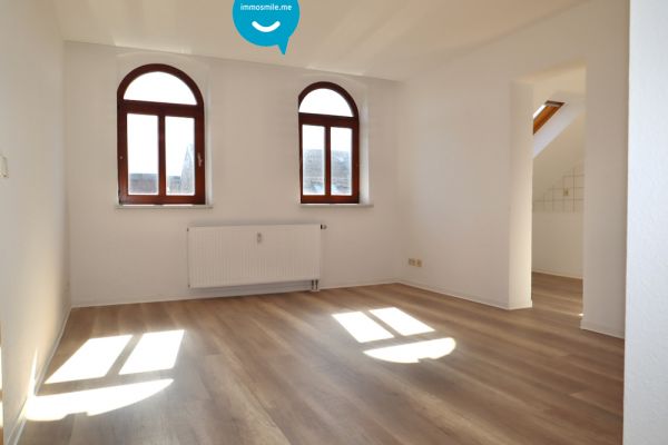 praktisch • modern renoviert • 2-Zimmer • zentrumsnah • Gartennutzung • Dachgeschosswohnung