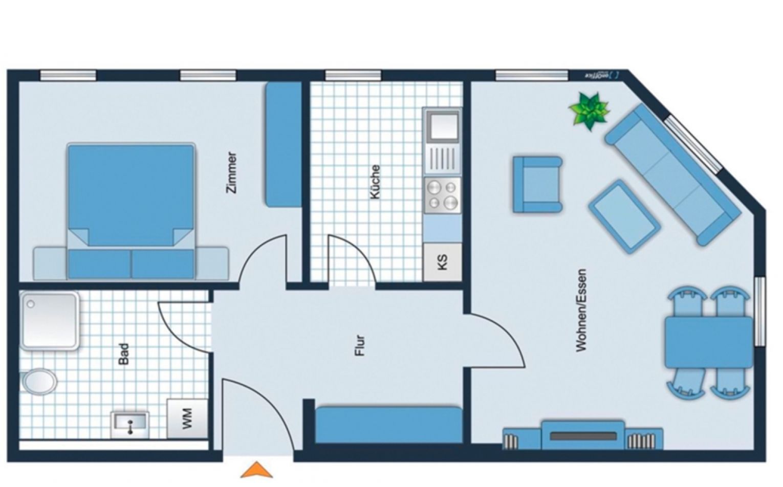 2-Zimmer Wohnung in Chemnitz • Gutschein • Einbauküche • Sonnenberg • schnell sein lohnt sich