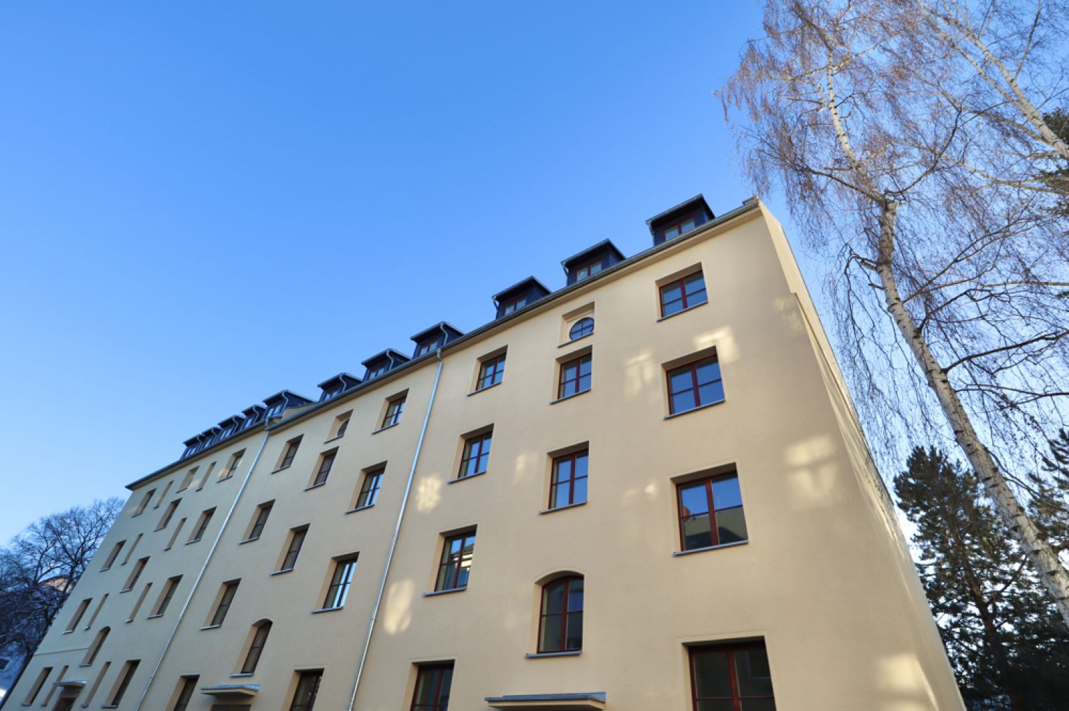 Sonnenberg • Chemnitz • Balkon • Fußbodenheizung • Erstbezug • Parkettboden • 4-Raum Wohnung