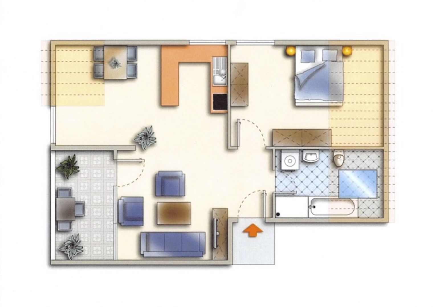 Dachgeschoss • 2-Raum Wohnung • Grüna • Tageslichtbad • mit Balkon • Stellplatz • jetzt Mieten