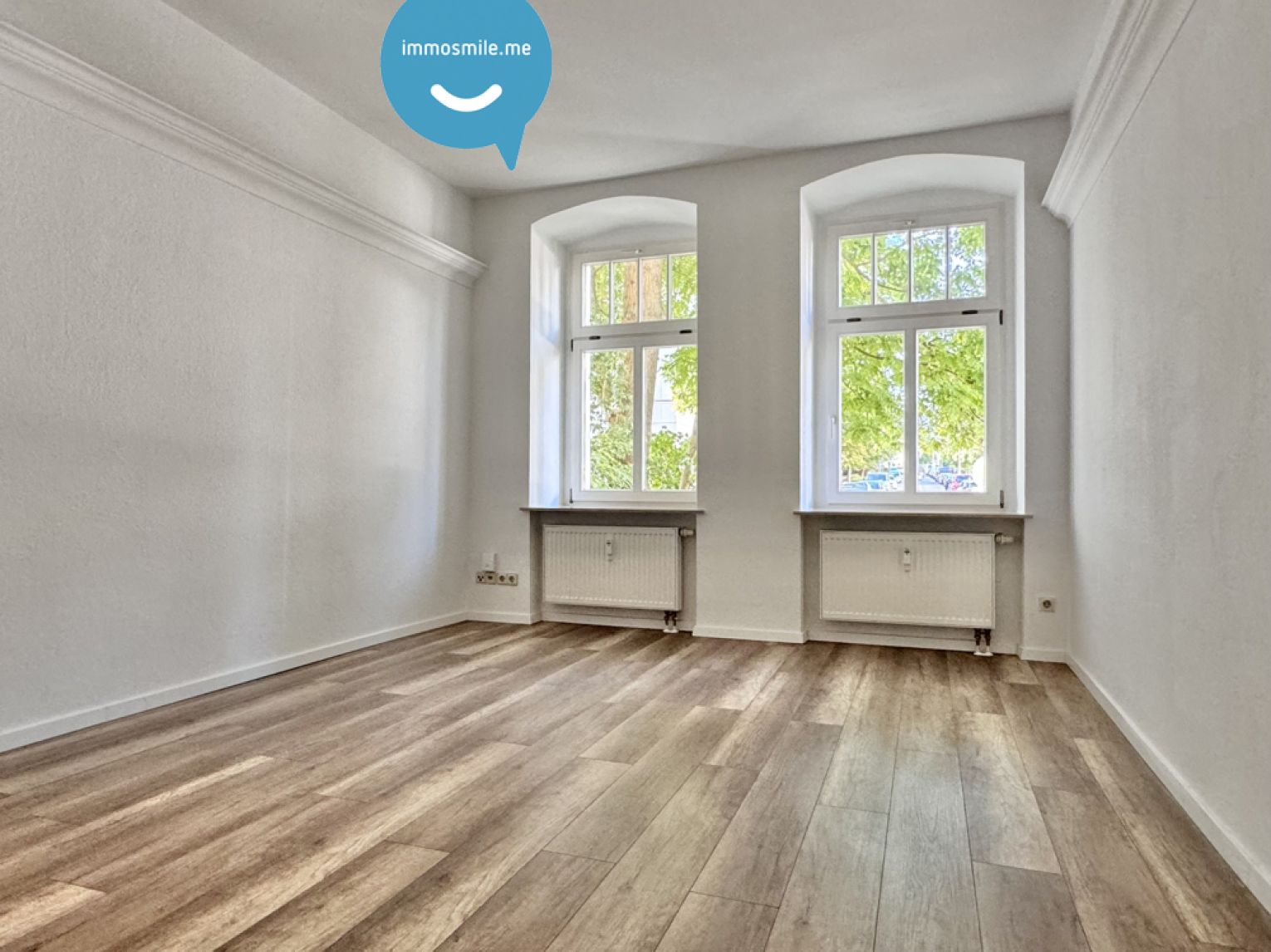 Erdgeschoss • moderner Boden • Balkon • 2-Raum Wohnung • Kaßberg • ruhige Lage • jetzt mieten