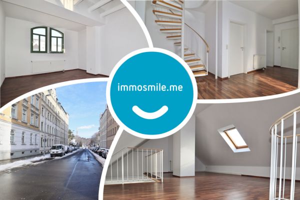 Maisonette • 3-Raum Wohnung • Dachgeschoss • in Chemnitz • Einbauküche • Balkon • schnell anrufen