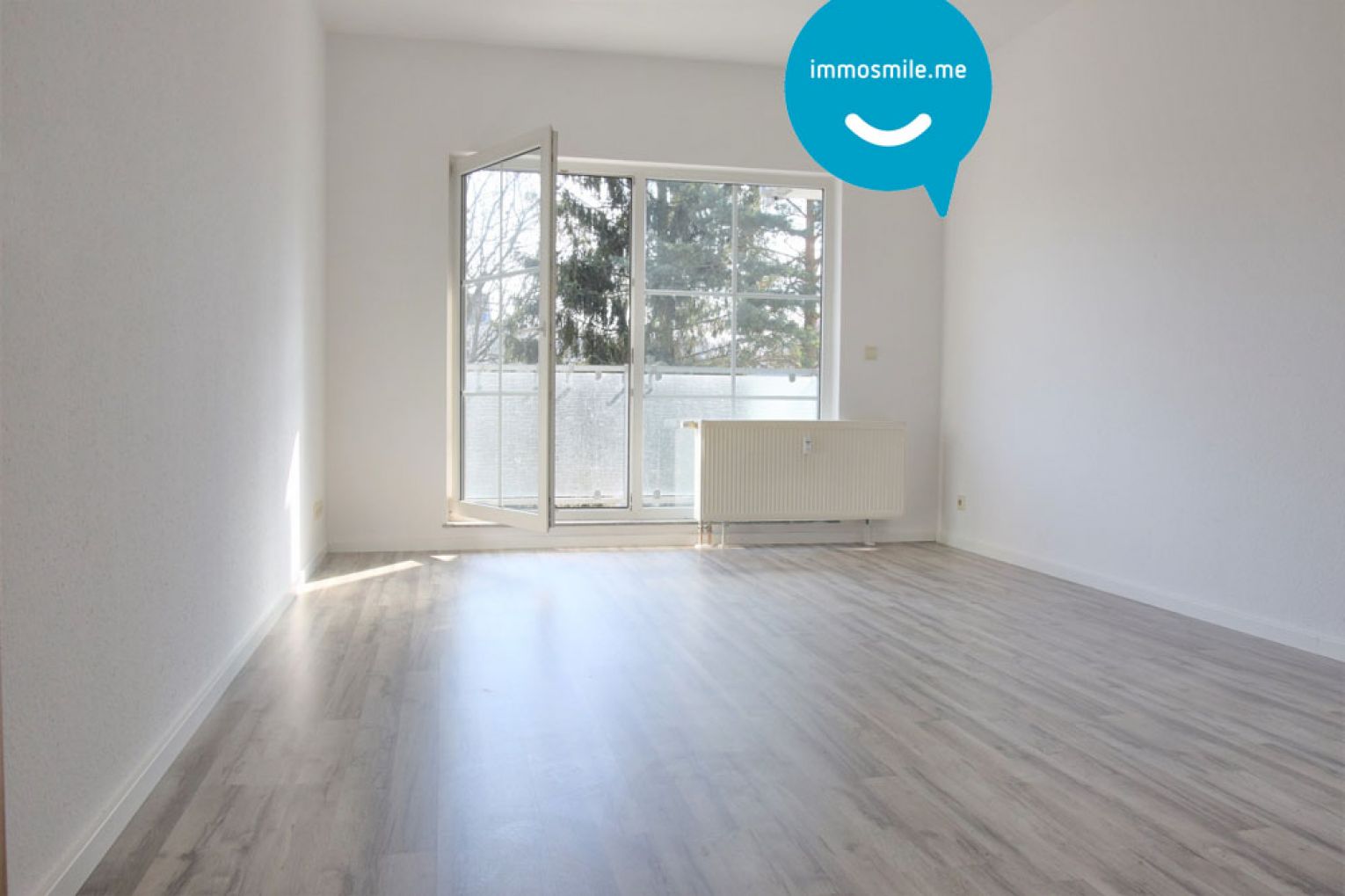 Ebersdorf • 2-Zimmer • Sonnenbalkon • Laminat • Stellplatz • Bad mit Fenster und Wanne