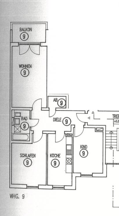 Balkon • Schloßchemnitz • Tiefgaragenstellplatz • 3 Zimmer • Wanne • Erdgeschoss • schnell sein !