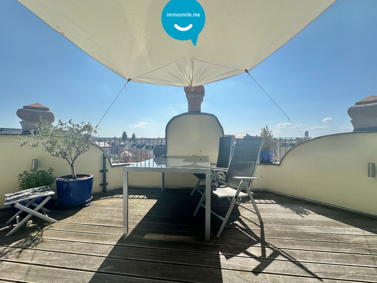 Dachterrasse • Kamin • Eckbadewanne • Dusche • 4 Zimmer • Maisonette • Schloßchemnitz • JETZT mieten